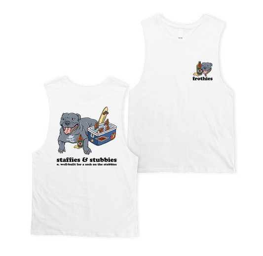 Staffies & Stubbies Muscle Tee Muscle Tanks Frothies