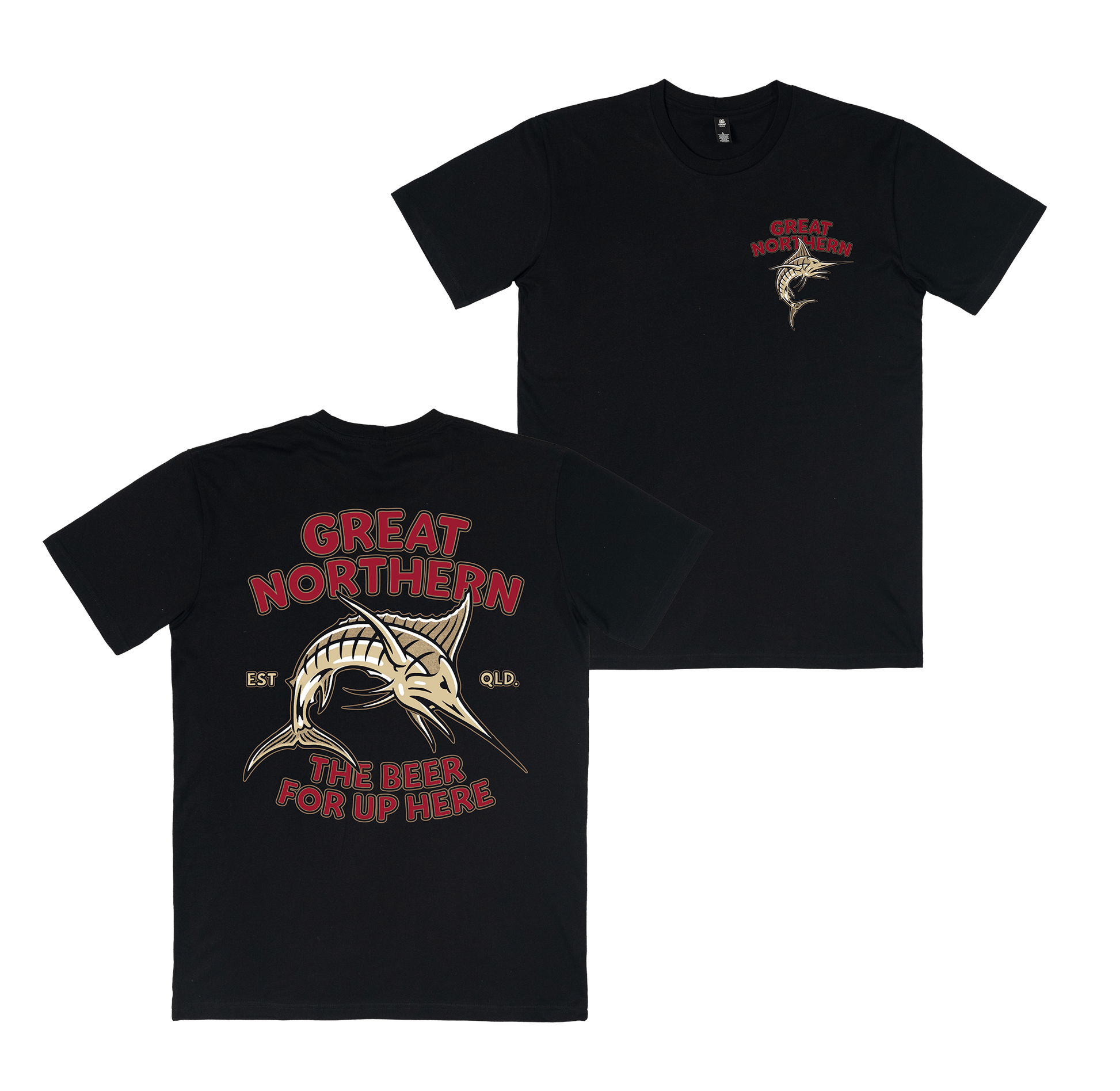Badfish Tee Black T-Shirt Great Northern