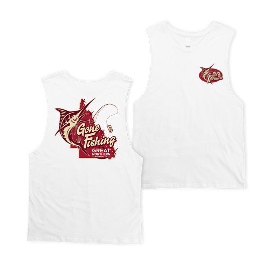 Gone Fishing Muscle Tee Muscle Tanks Great Northern