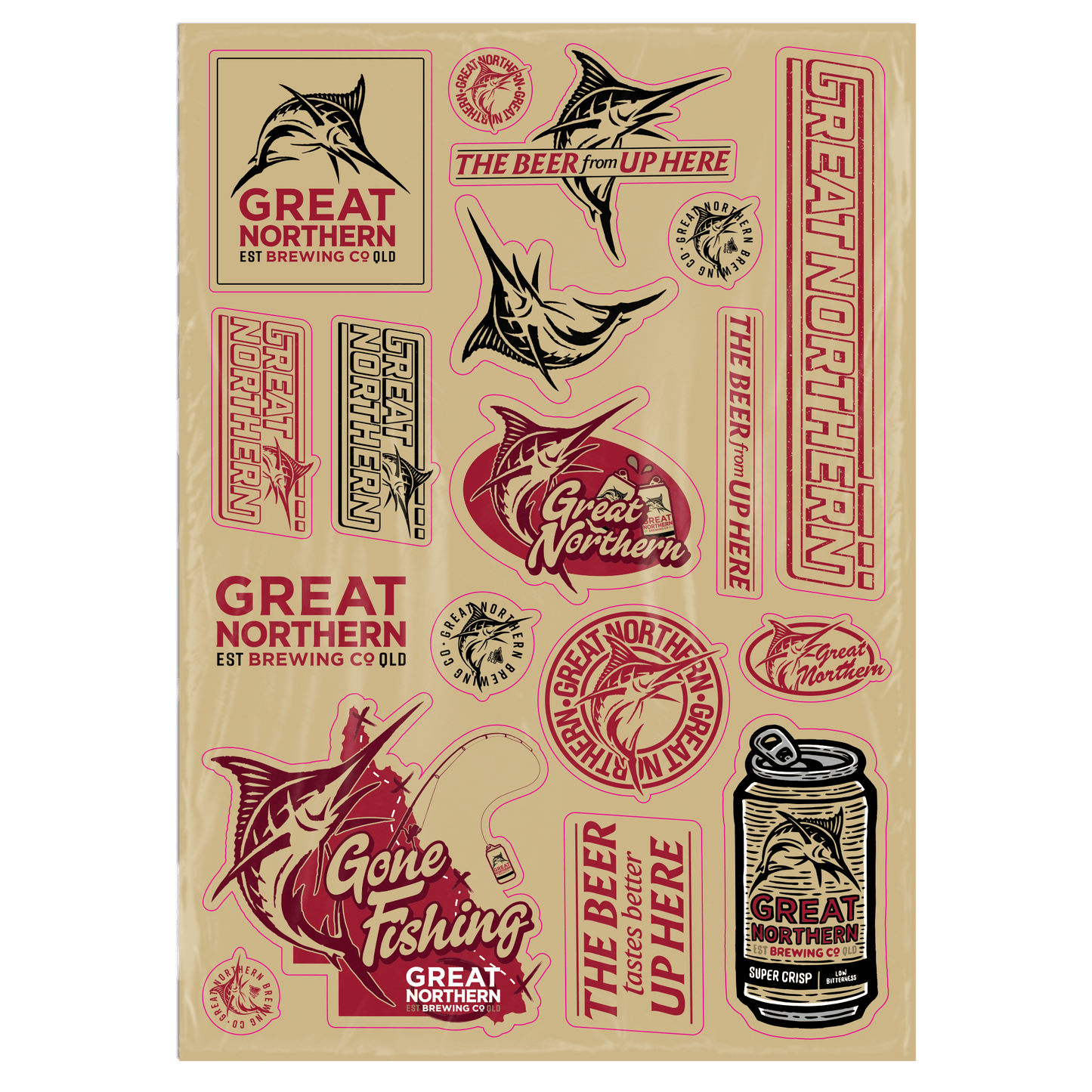 Great Northern Sticker Sheet Sticker Great Northern