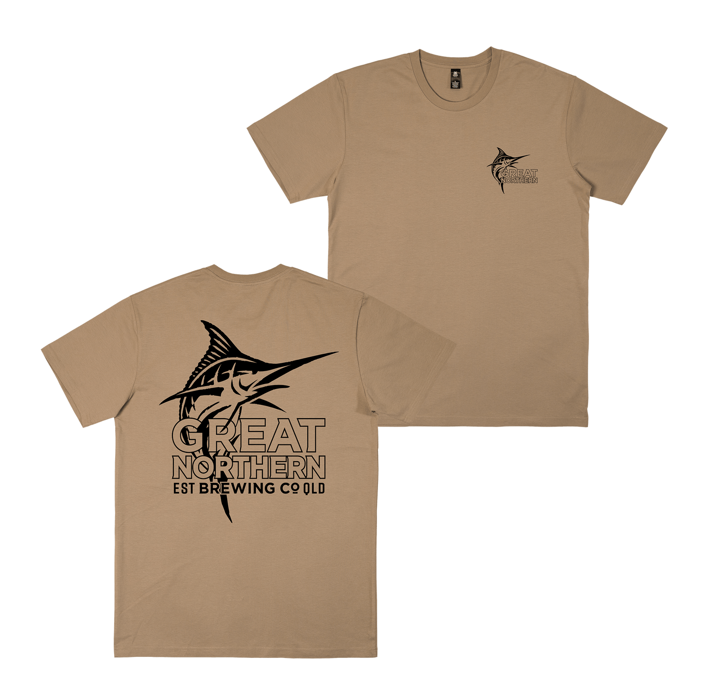 Keyline Tee Tan T-Shirt Great Northern