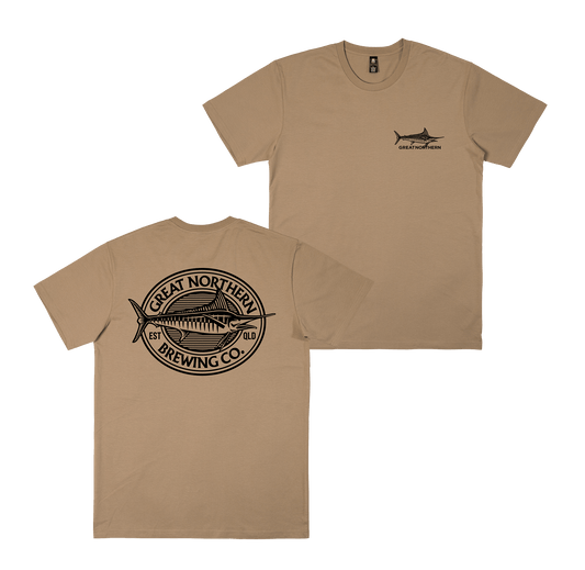 Outrigger Tee Tan T-Shirt Great Northern