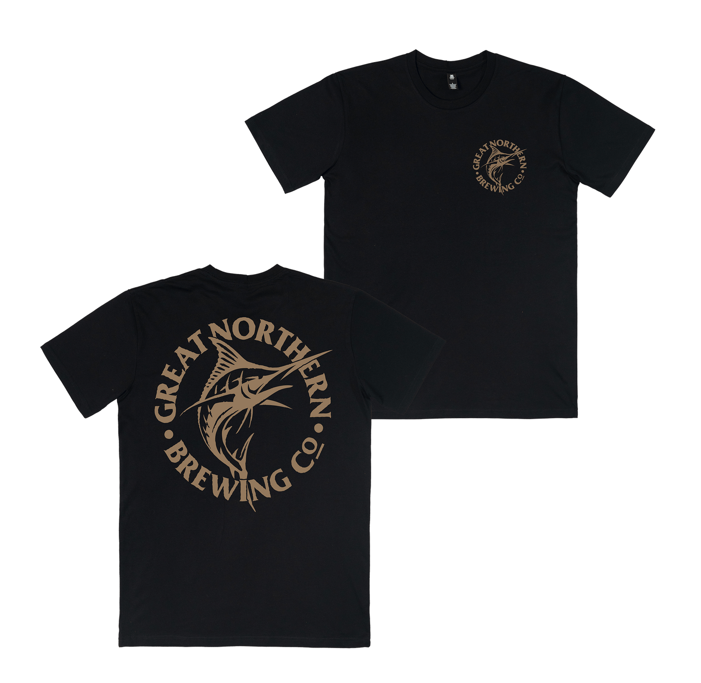 Rough Edges Tee Black T-Shirt Great Northern
