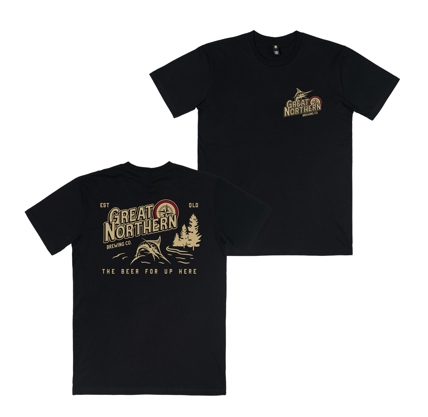 Simple Life Tee Black T-Shirt Great Northern