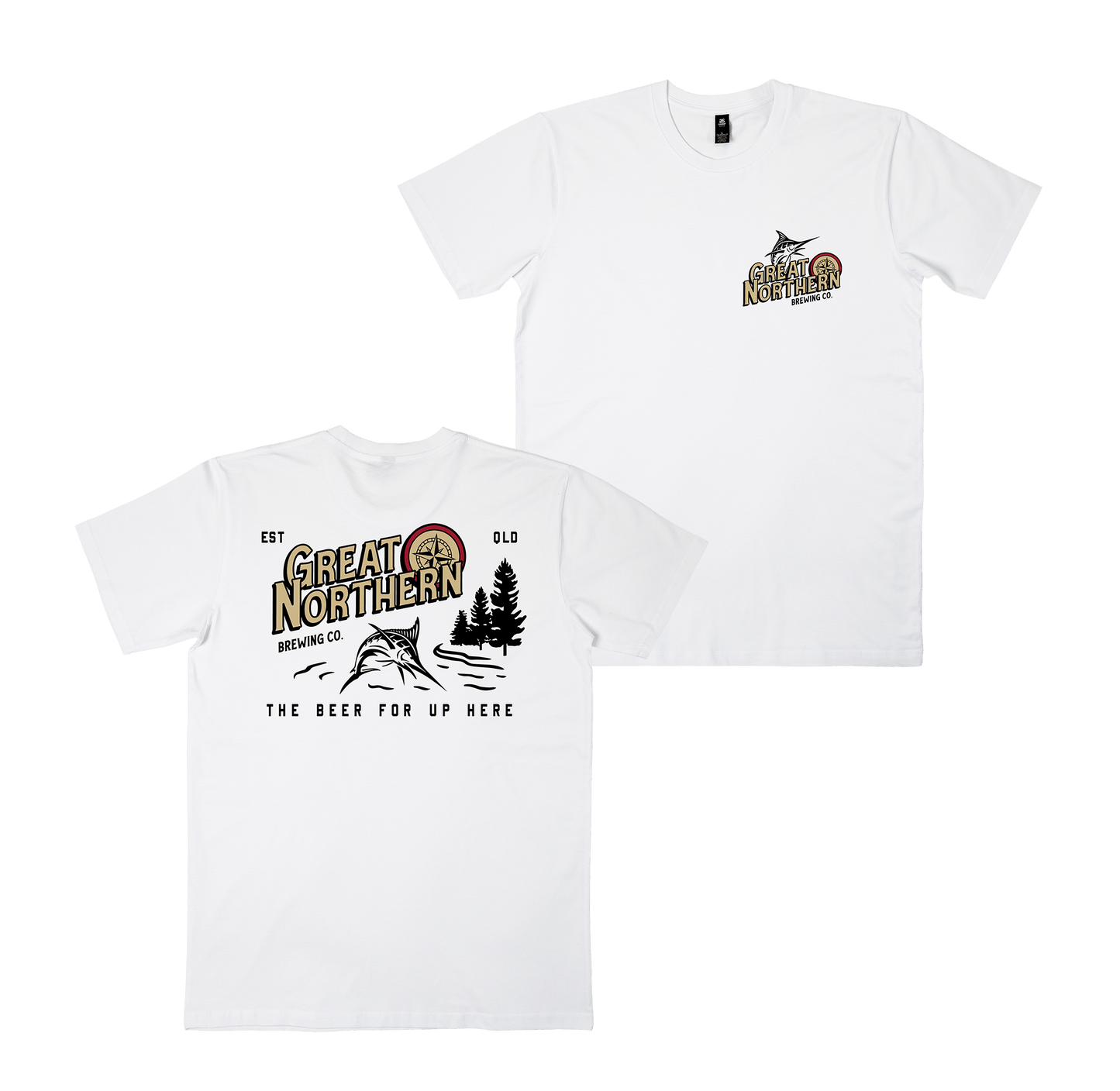 Simple Life Tee White T-Shirt Great Northern