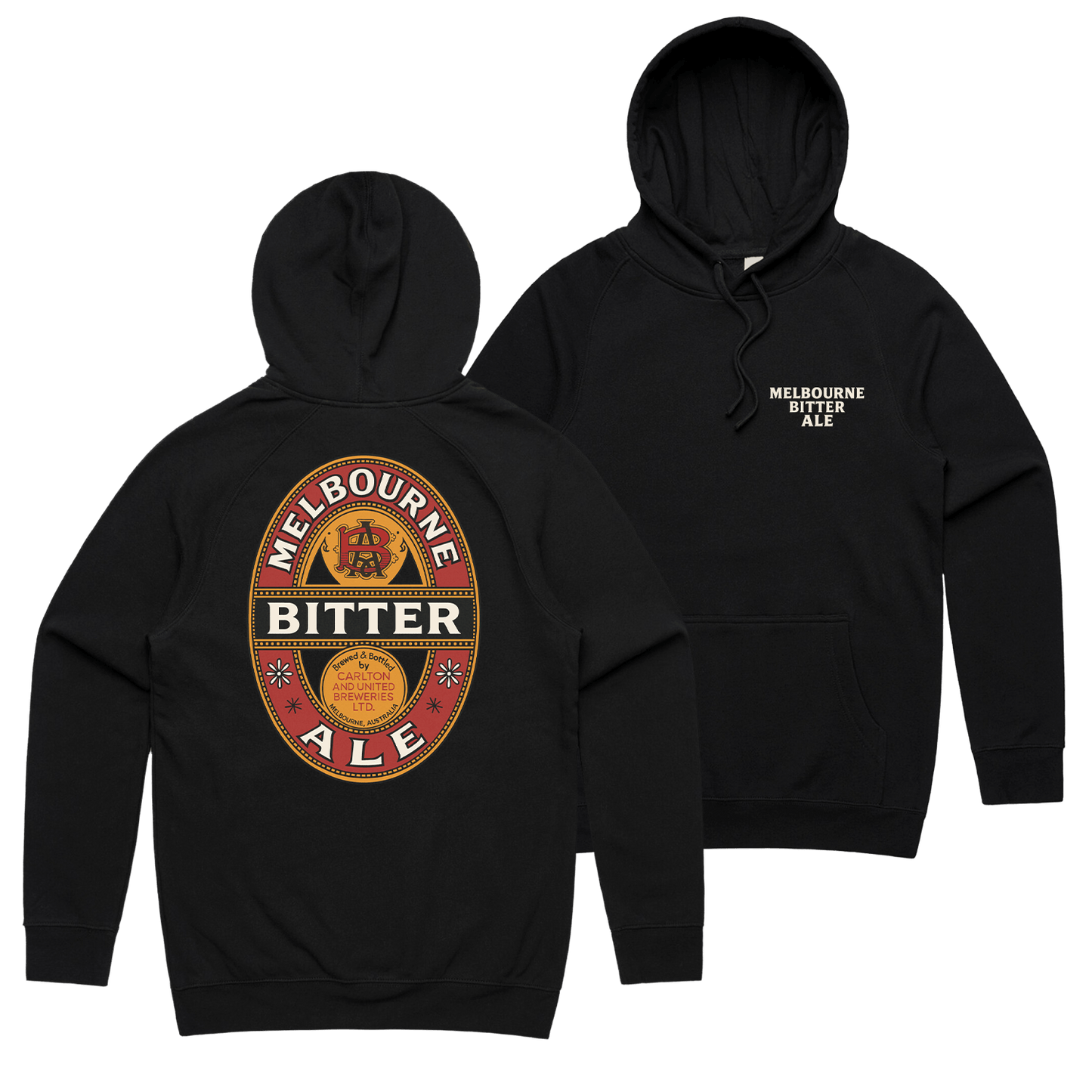 Bitter Ale Hoodie Black Hoodie Melbourne Bitter