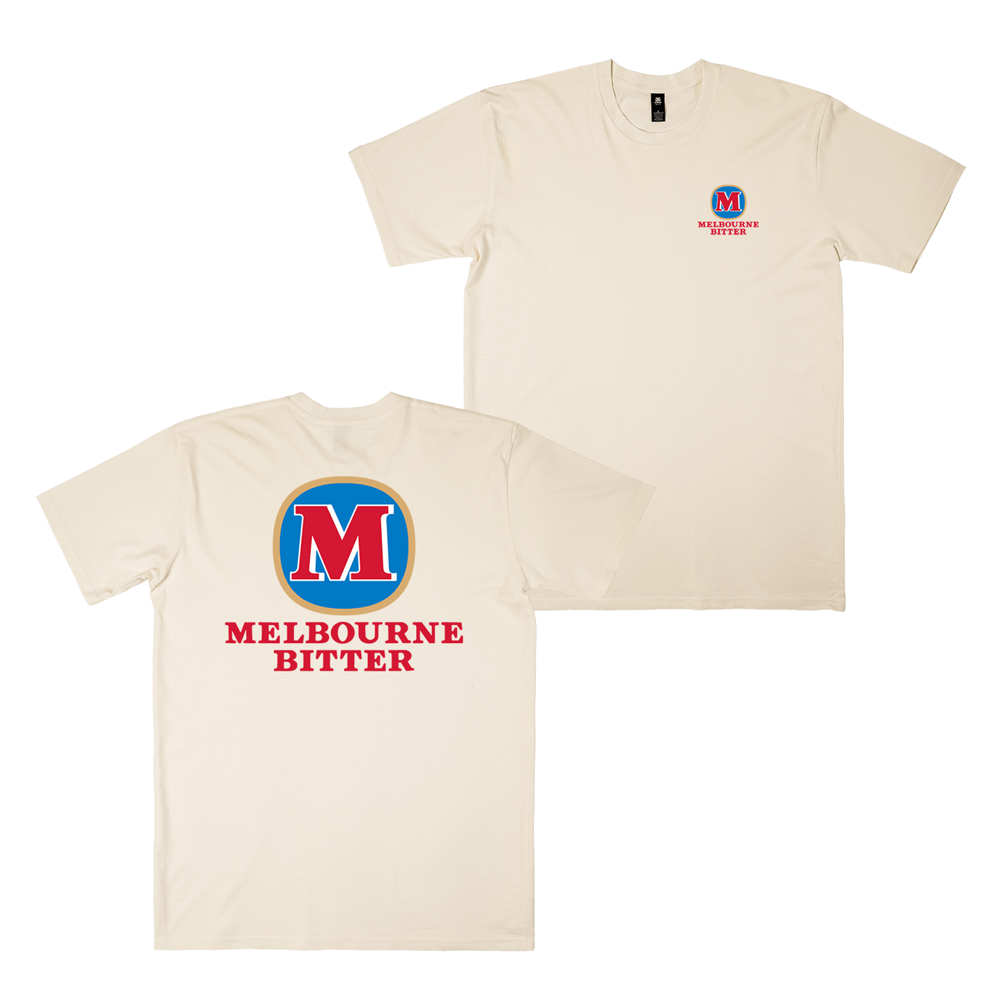 Melbourne Bitter Stripped Tee Ecru T-Shirt Melbourne Bitter