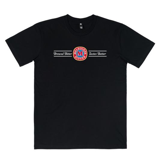 Melbourne Bitter Wings Tee Black T-Shirt Melbourne Bitter