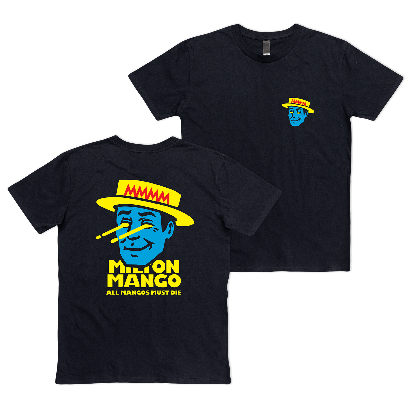 All Mangoes Must Die Tee Black T-Shirts Milton Mango