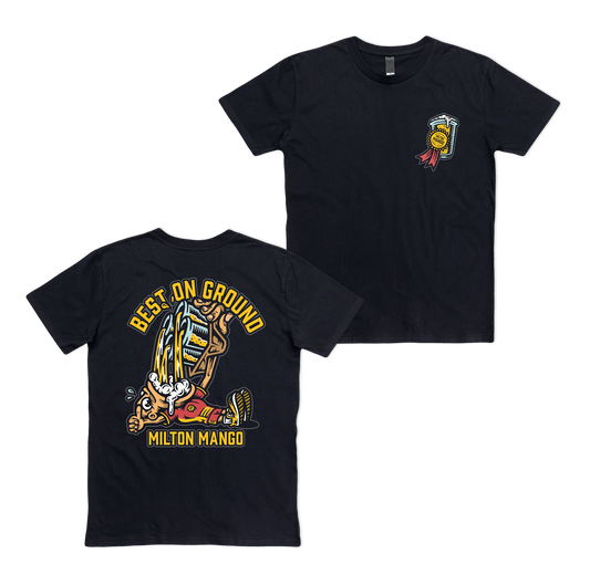 Best On Ground Tee Black T-Shirt Milton Mango
