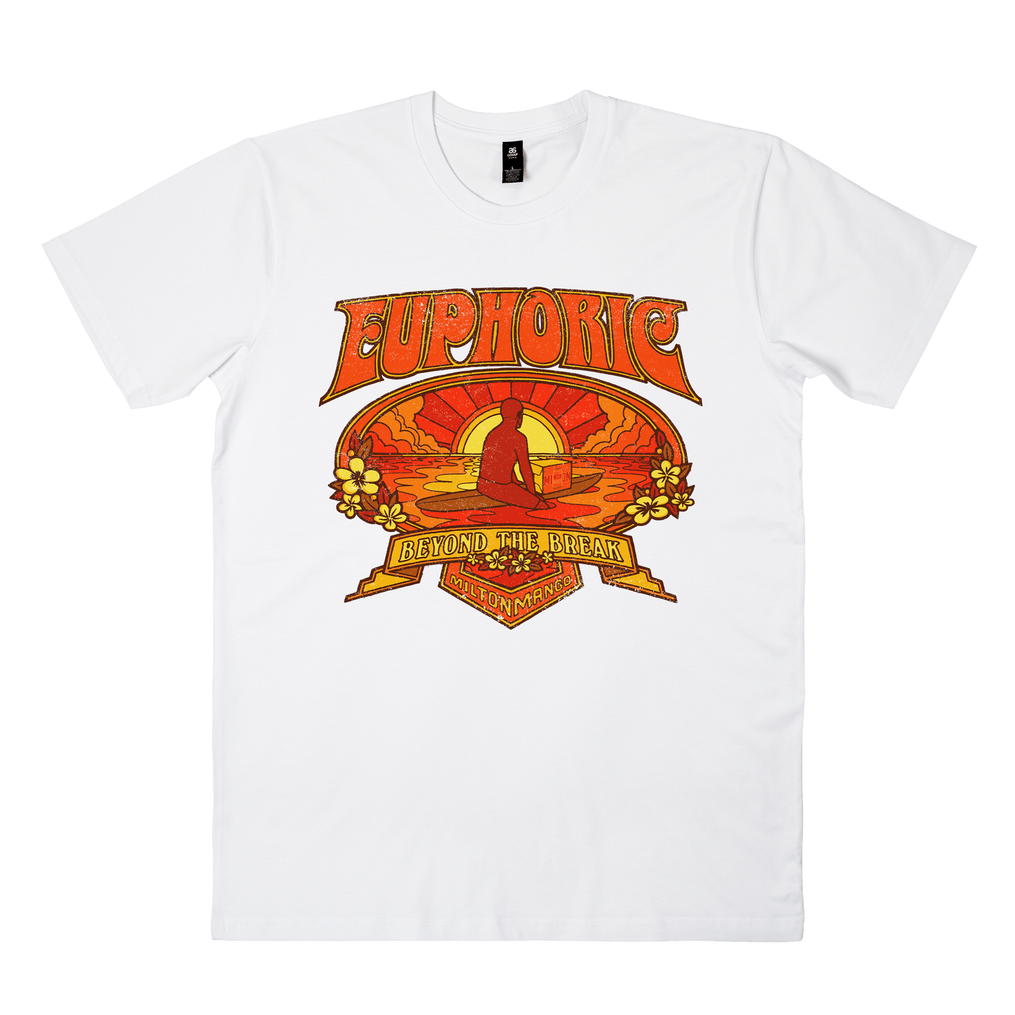 Beyond the Break Tee White T-Shirt Milton Mango