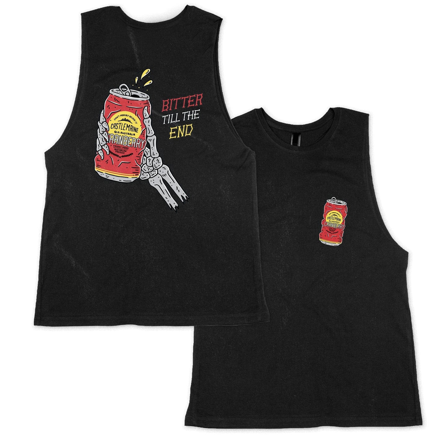 Bitter Muscle Tee Black Muscle Tanks Milton Mango