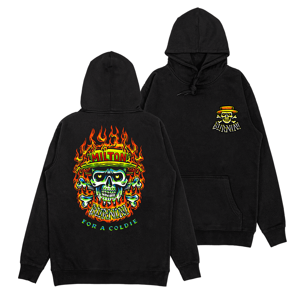 Burnin' Hoodie Hoodie Milton Mango