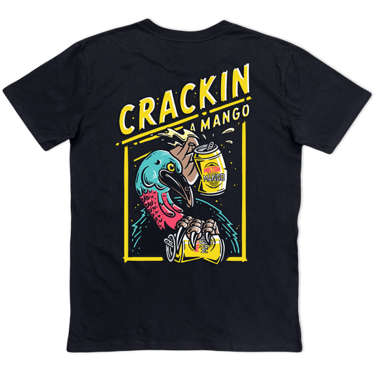 Crackin Tee Black T-Shirts Milton Mango