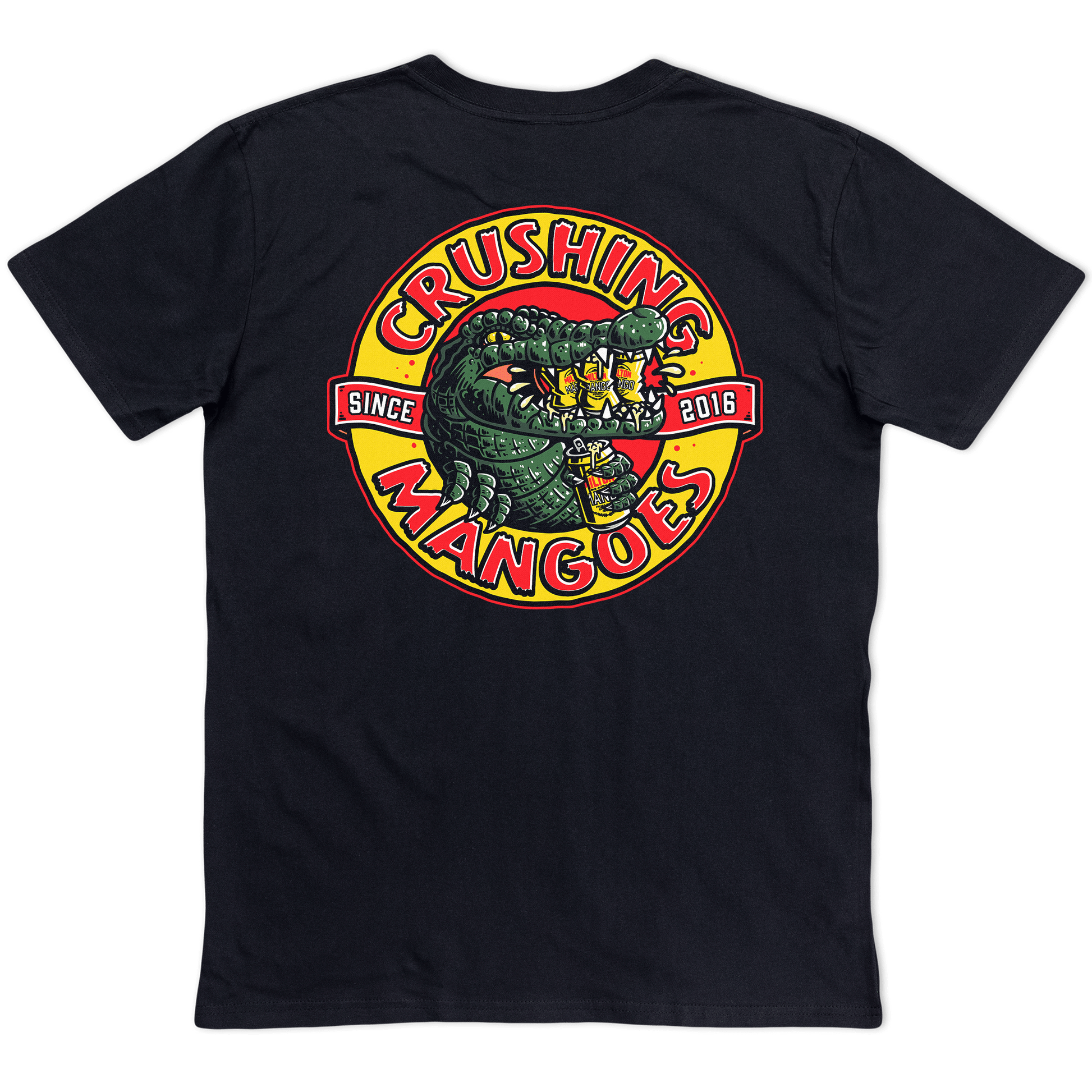 Crushing Mangoes Tee Black T-Shirts Milton Mango