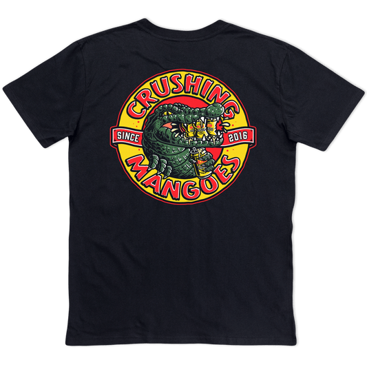 Crushing Mangoes Tee Black T-Shirts Milton Mango