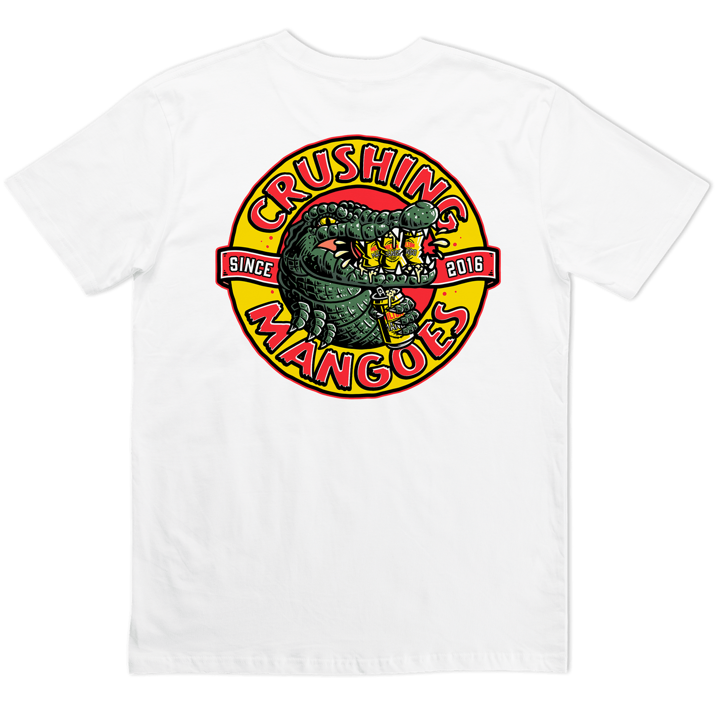 Crushing Mangoes Tee White T-Shirts Milton Mango
