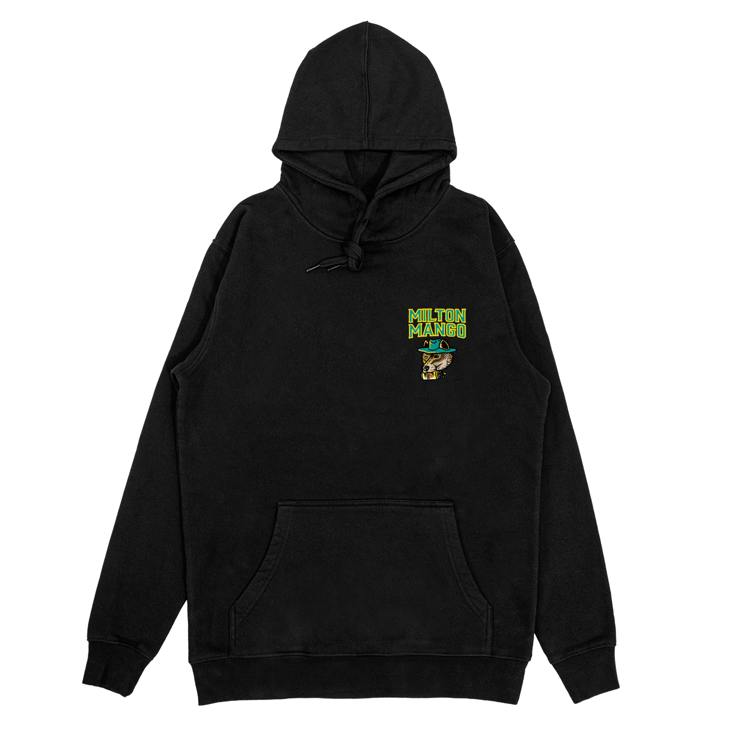 Dingo Hoodie Black Hoodie Milton Mango