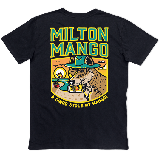 Dingo Tee Black T-Shirts Milton Mango