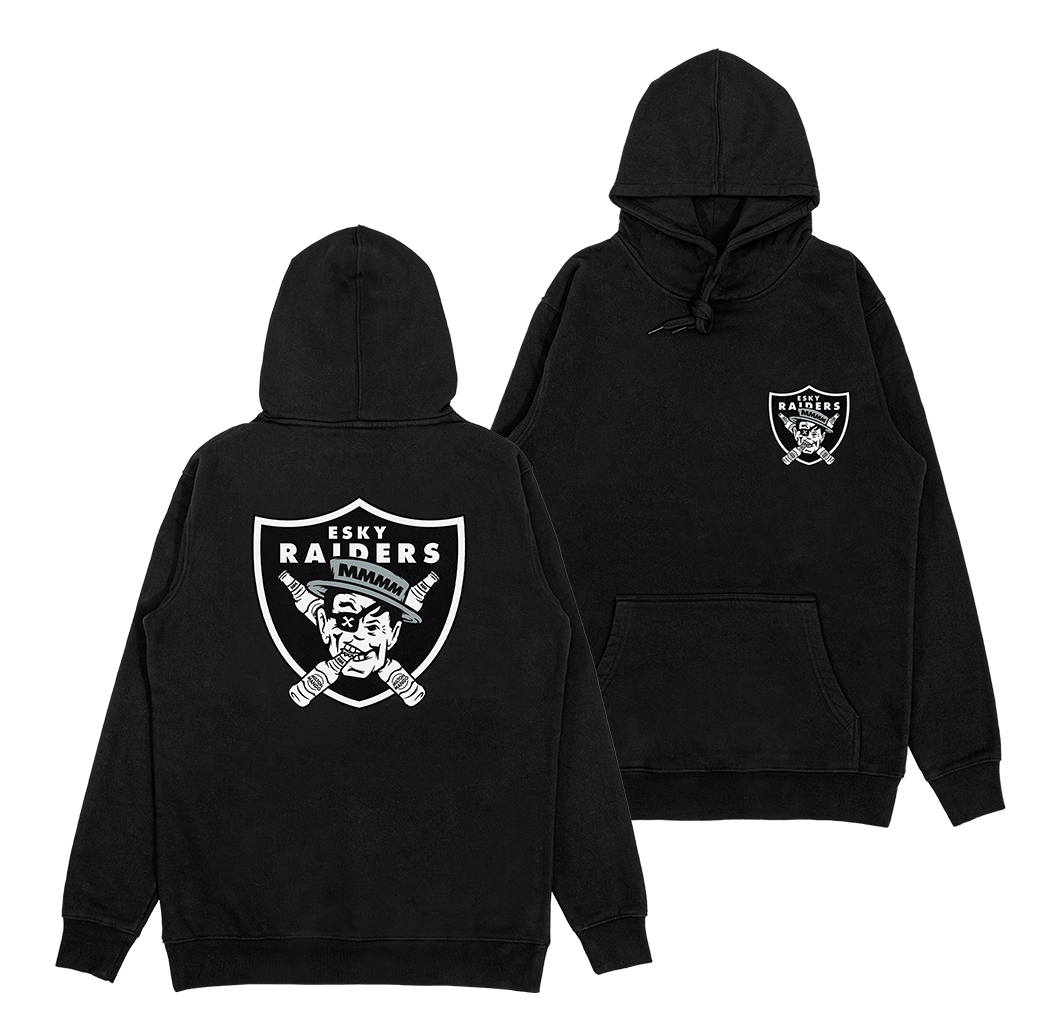 Esky Raiders Hoodie Black Hoodie Milton Mango