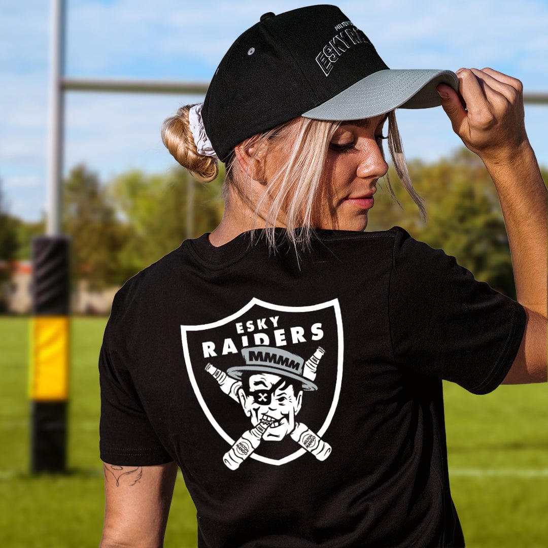 Esky Raiders Tee Black T-Shirts Milton Mango