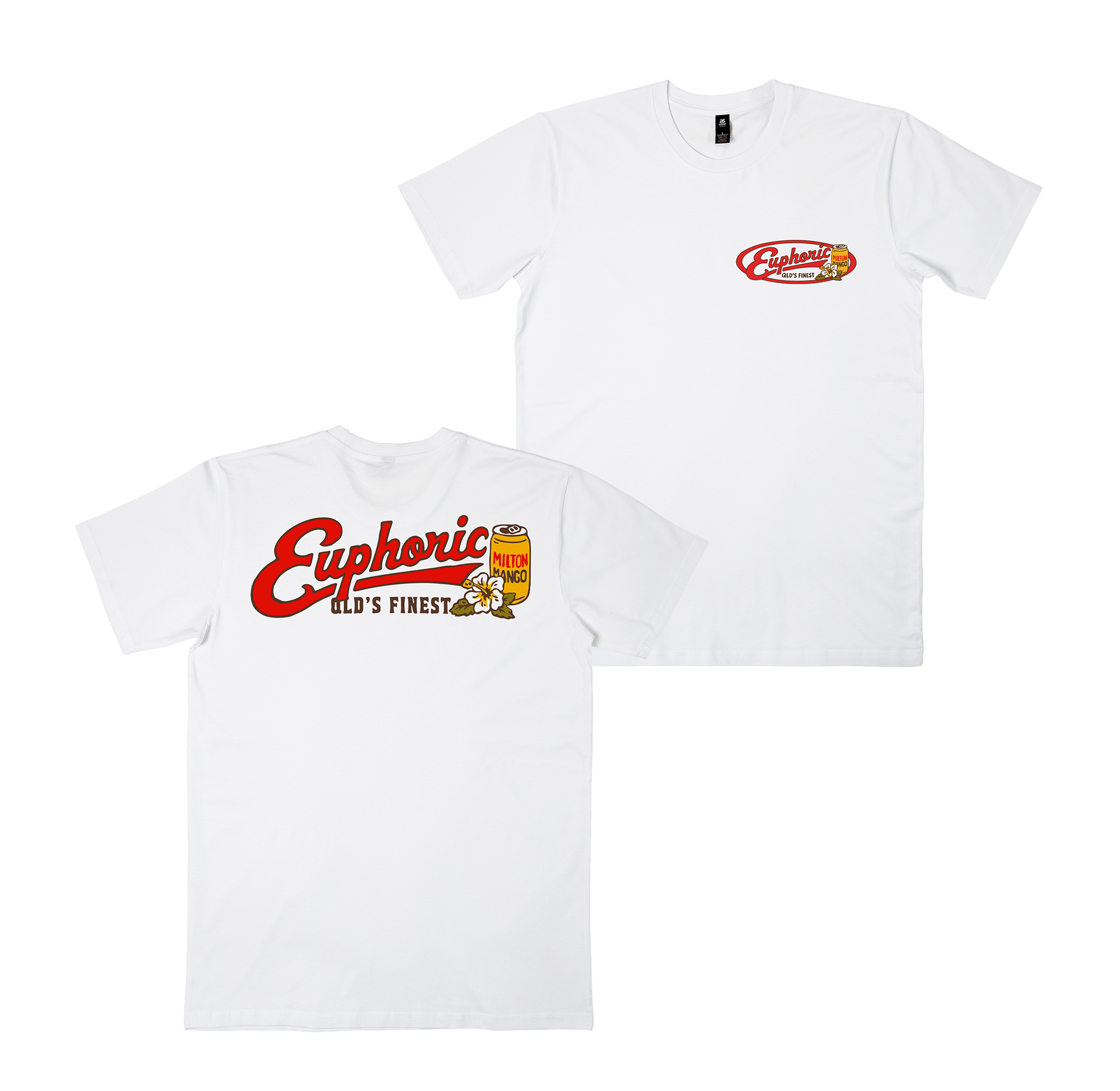 Euphoric Vintage Tee White T-Shirt Milton Mango