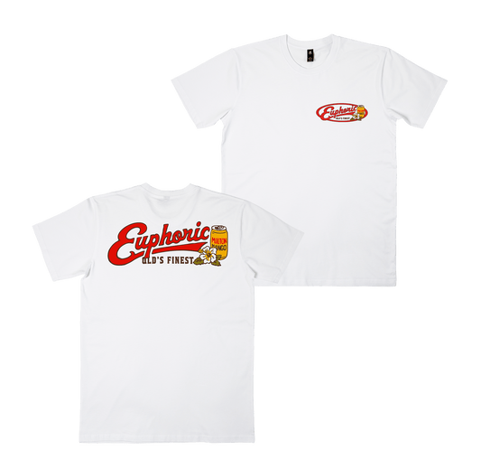 Euphoric Vintage Tee White T-Shirt Milton Mango
