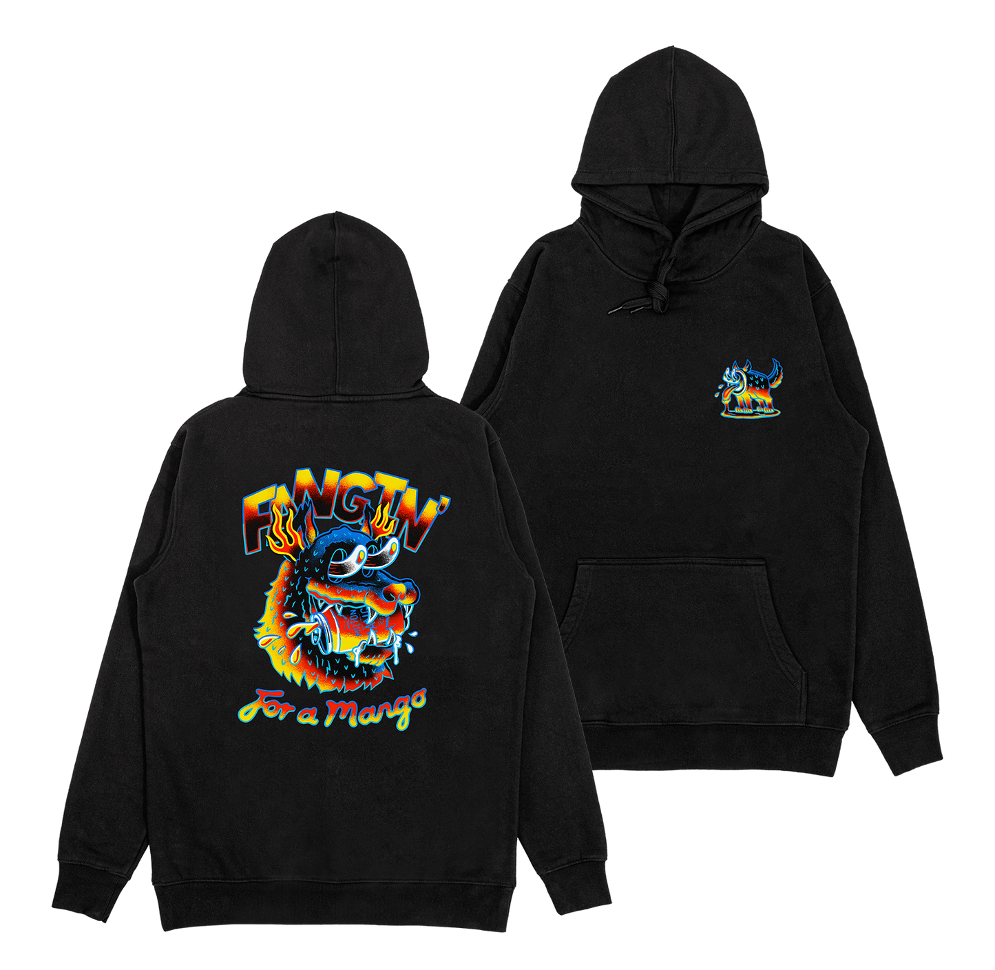 Fangin 4 Hoodie Black Hoodie Milton Mango