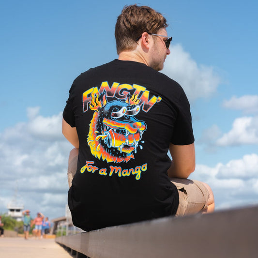 Fangin 4 Tee Black T-Shirts Milton Mango