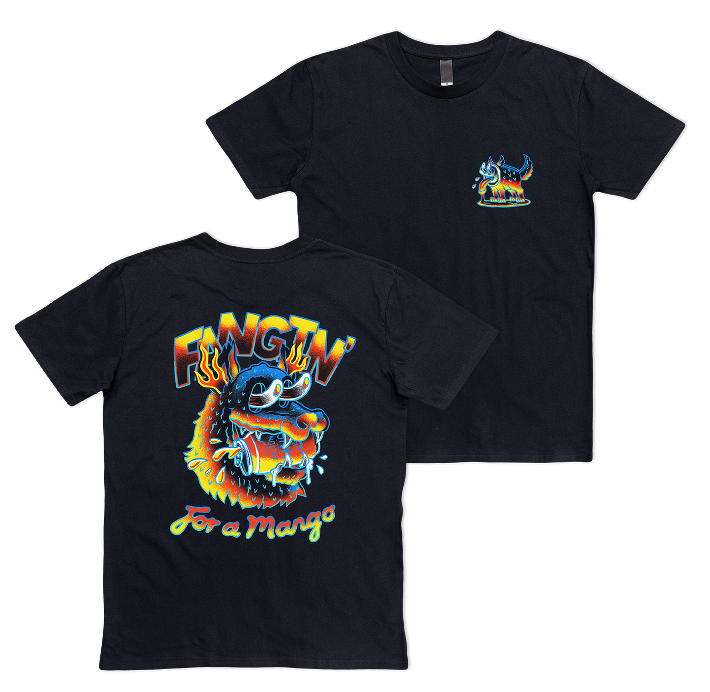 Fangin 4 Tee Black T-Shirts Milton Mango