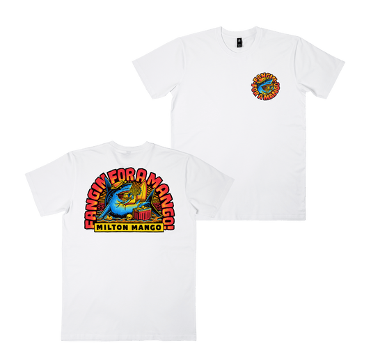 Fangin' 5 Tee White T-Shirt Milton Mango