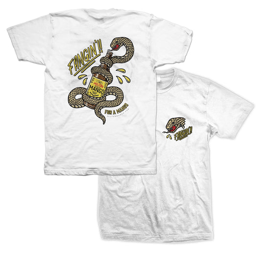 Fangin Tee White T-Shirts Milton Mango