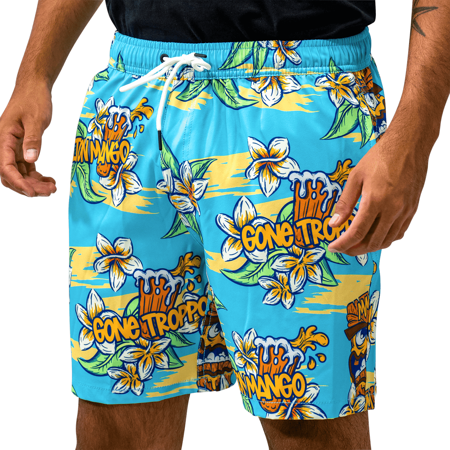 Gone Troppo 17" Boardshorts Boardshorts Milton Mango