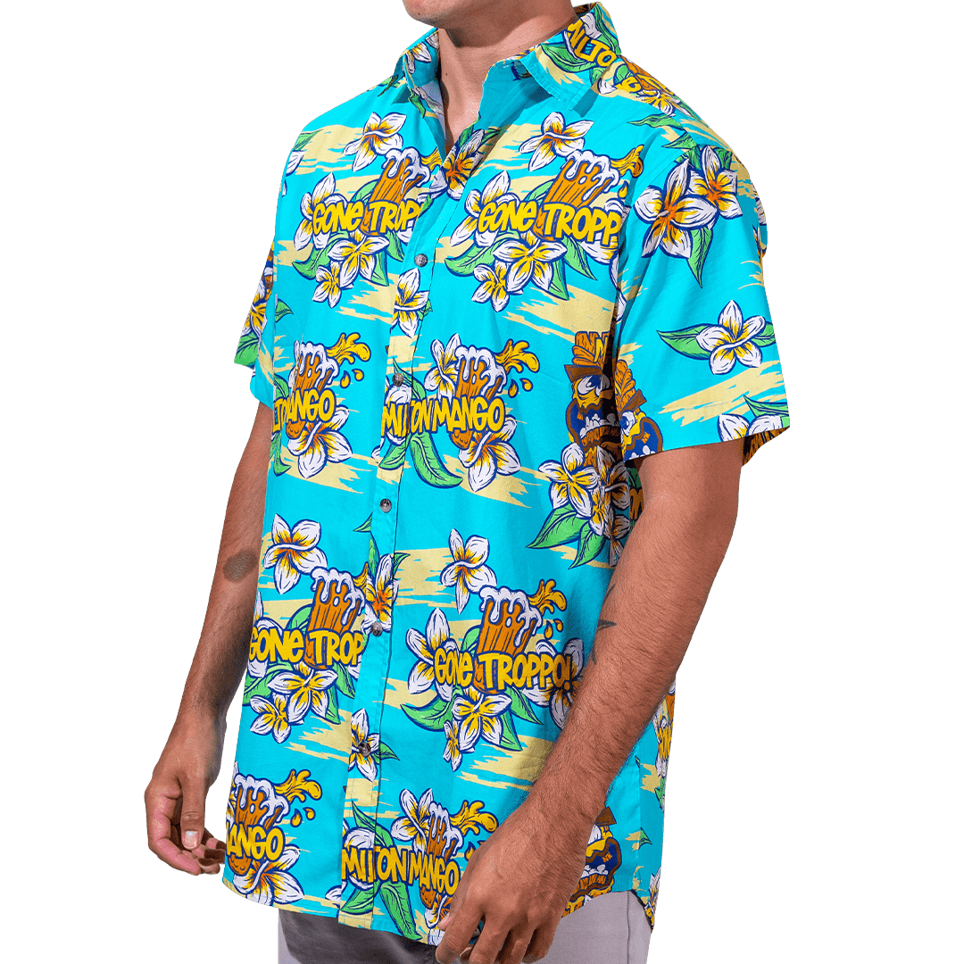 Gone Troppo Button-up Button-up Shirt Milton Mango