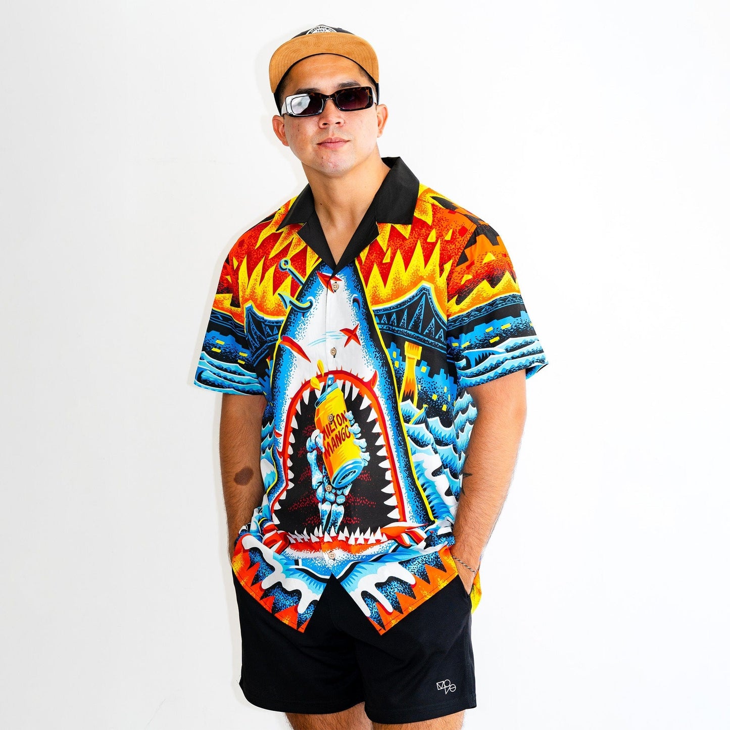 Jaws Party Shirt Button-up Shirt Milton Mango