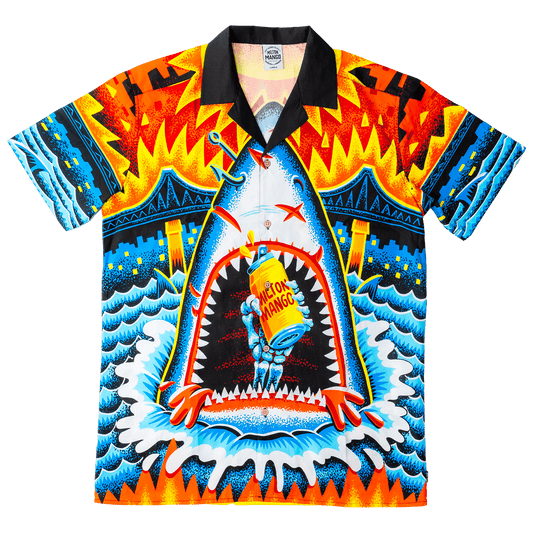 Jaws Party Shirt Button-up Shirt Milton Mango