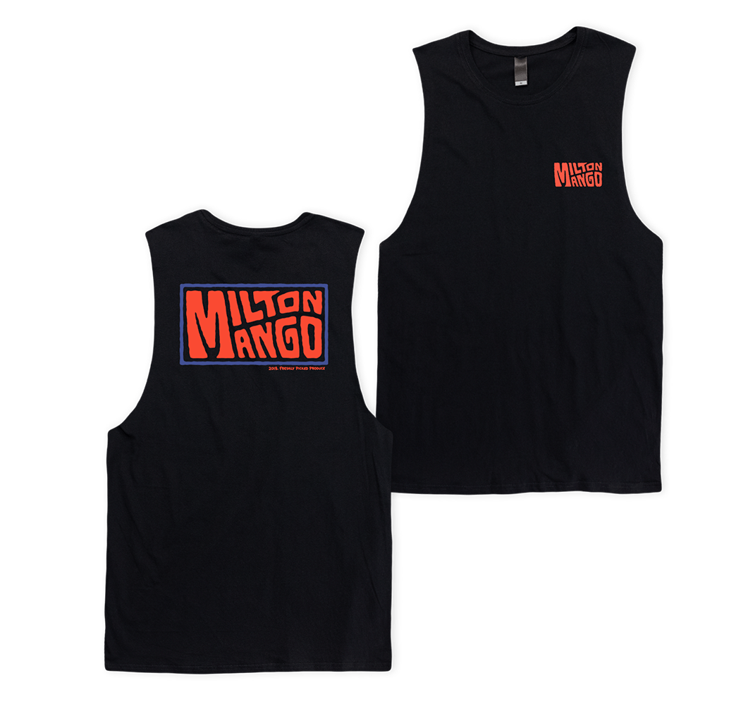 Juice Box Muscle Tee Black Muscle Milton Mango