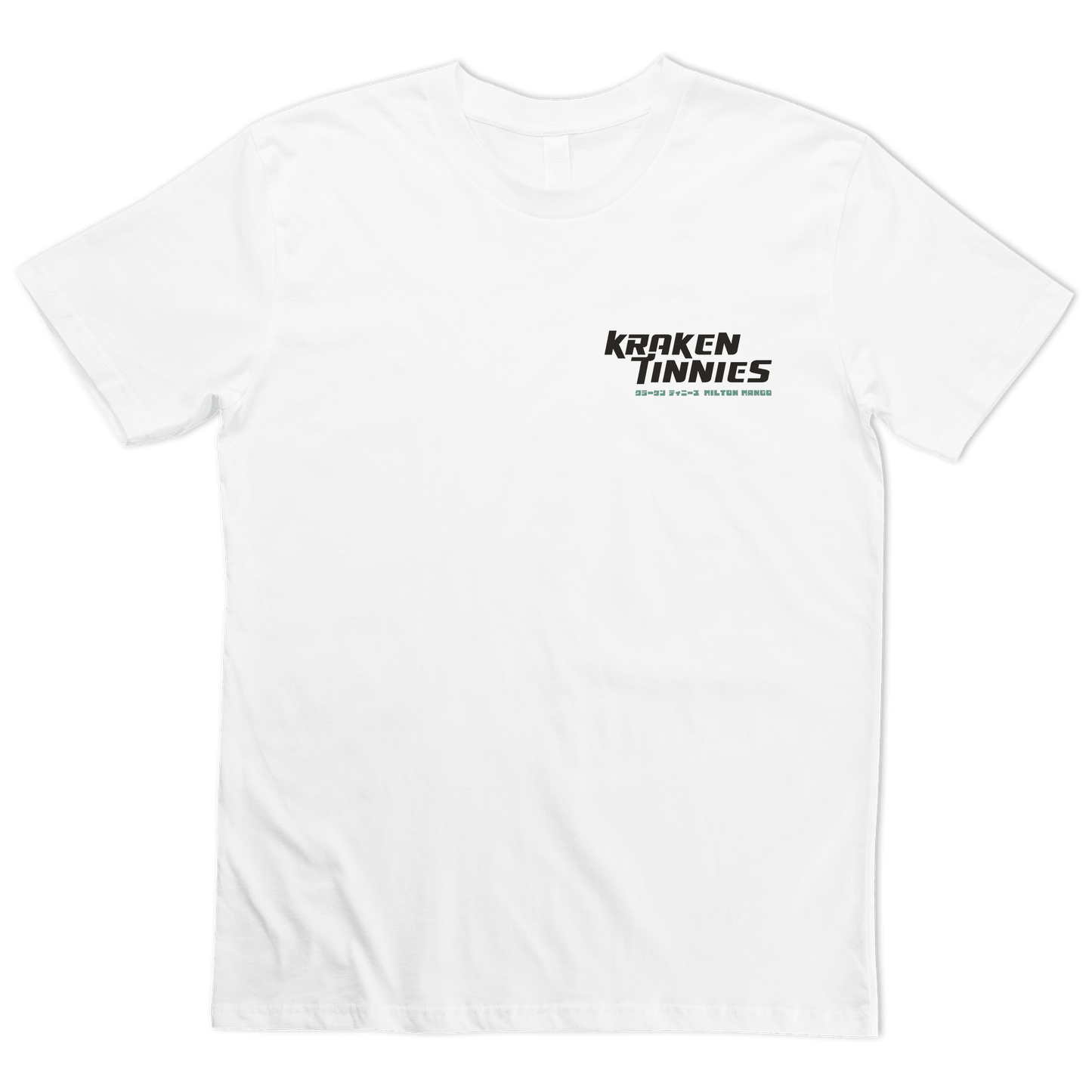 Kraken Tinnies Tee White T-Shirts Milton Mango