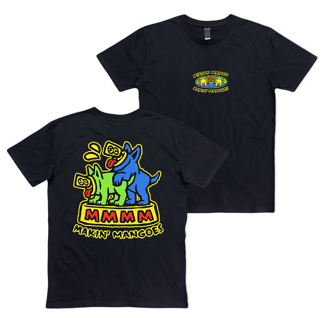 Makin' Mangoes Tee Black T-Shirts Milton Mango