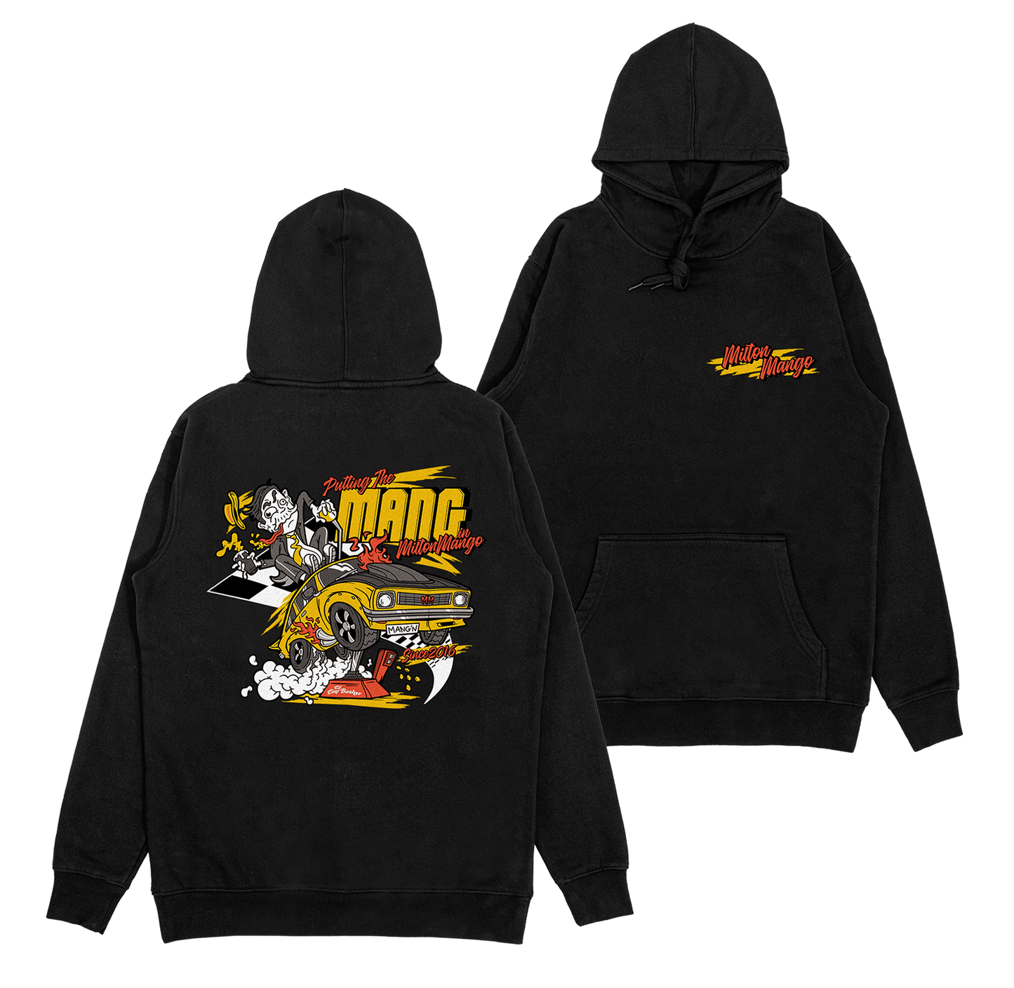 Mangin Hoodie Hoodie Milton Mango