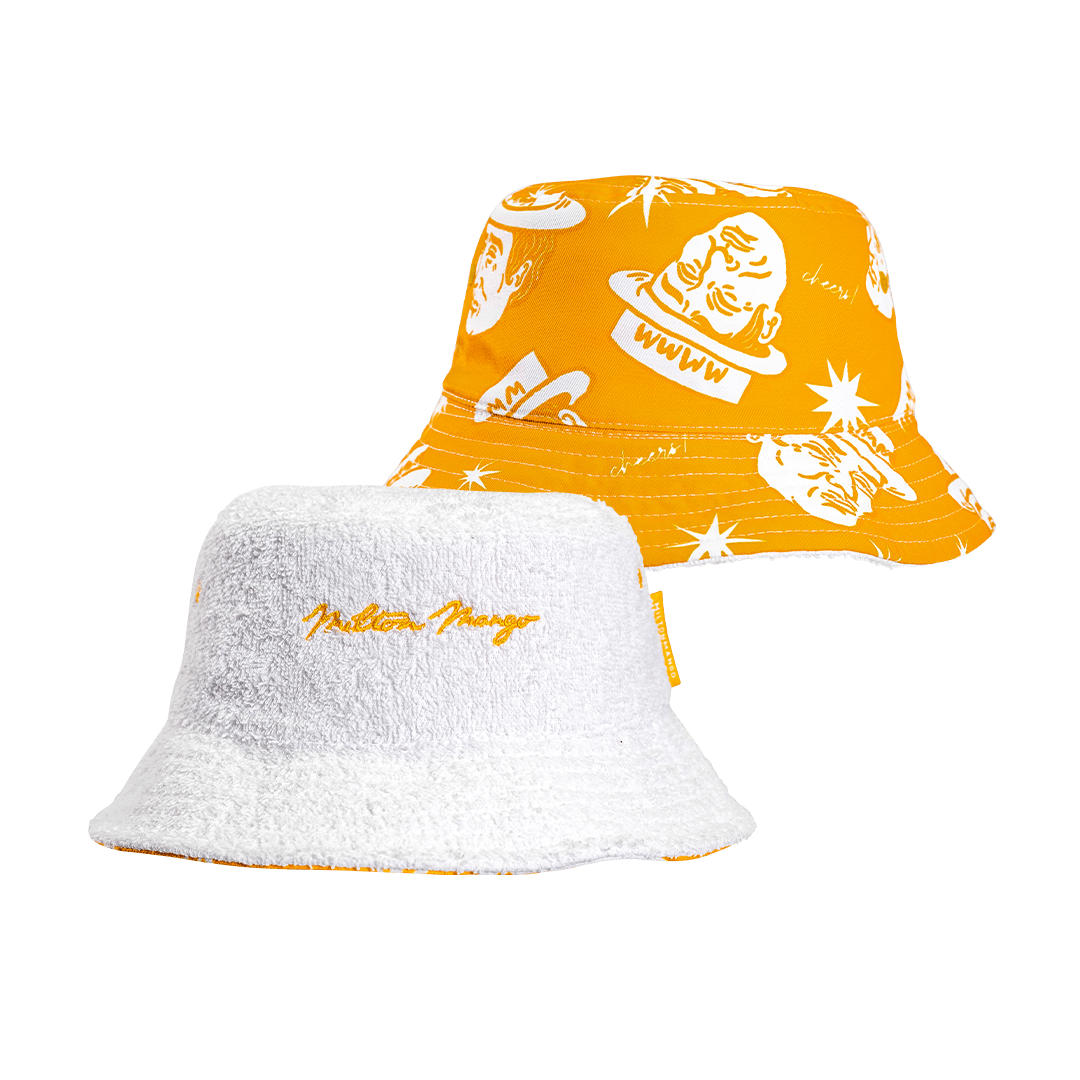 Mangoes in Greece Reversible Bucket Hat Bucket Hat Milton Mango