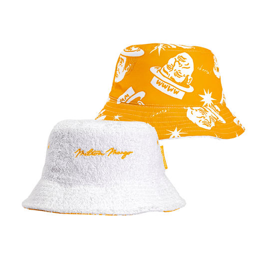 Mangoes in Greece Reversible Bucket Hat Bucket Hat Milton Mango