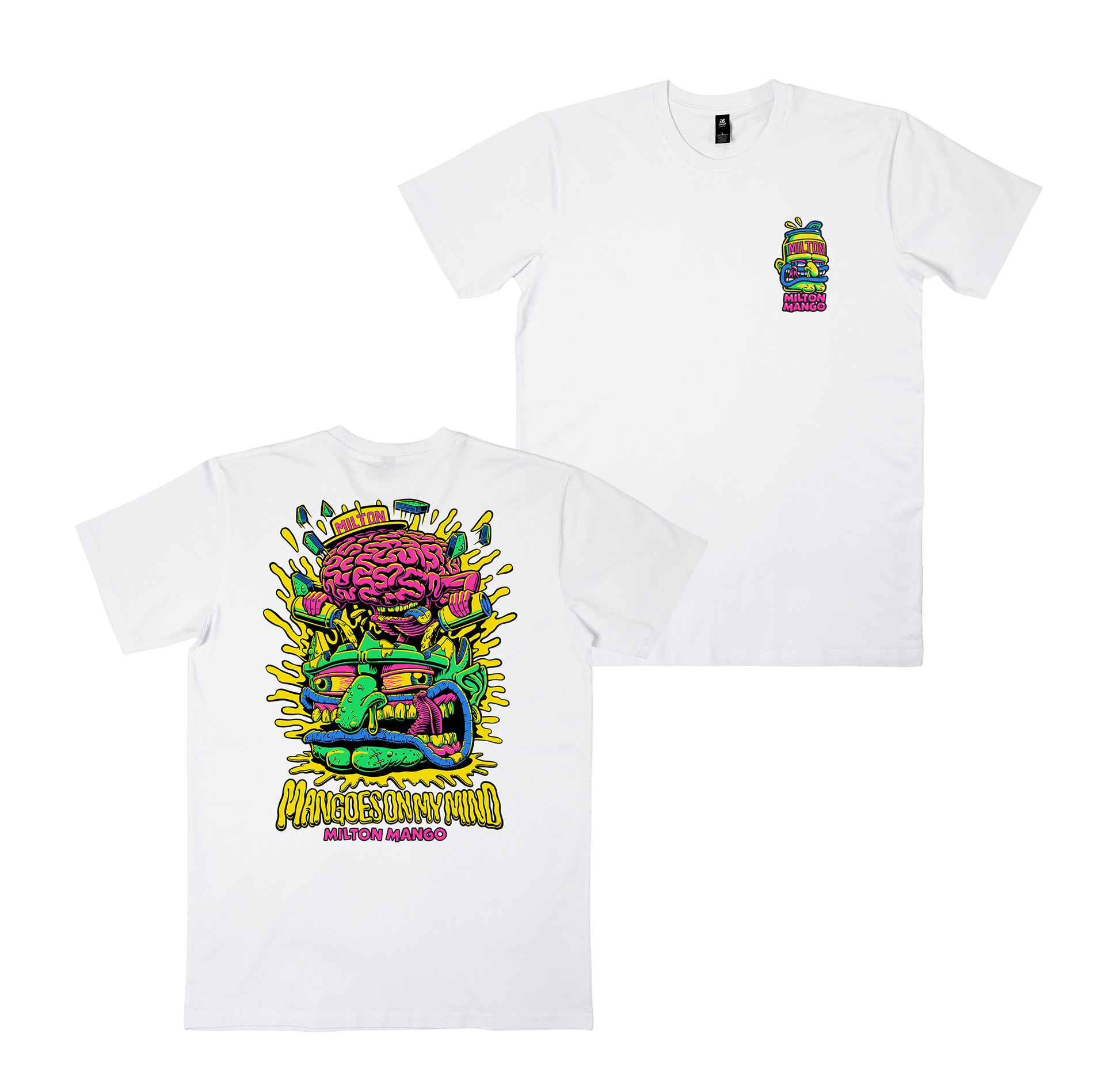 Mangoes on my Mind Tee White T-Shirt Milton Mango