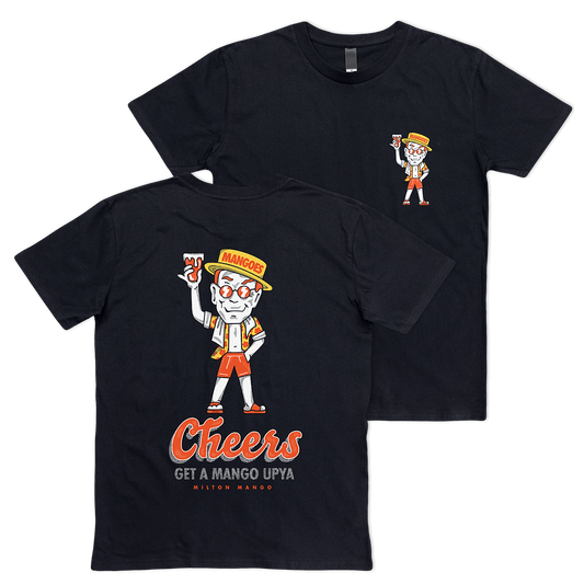 Milton Mango Man Tee Black T-Shirts Milton Mango