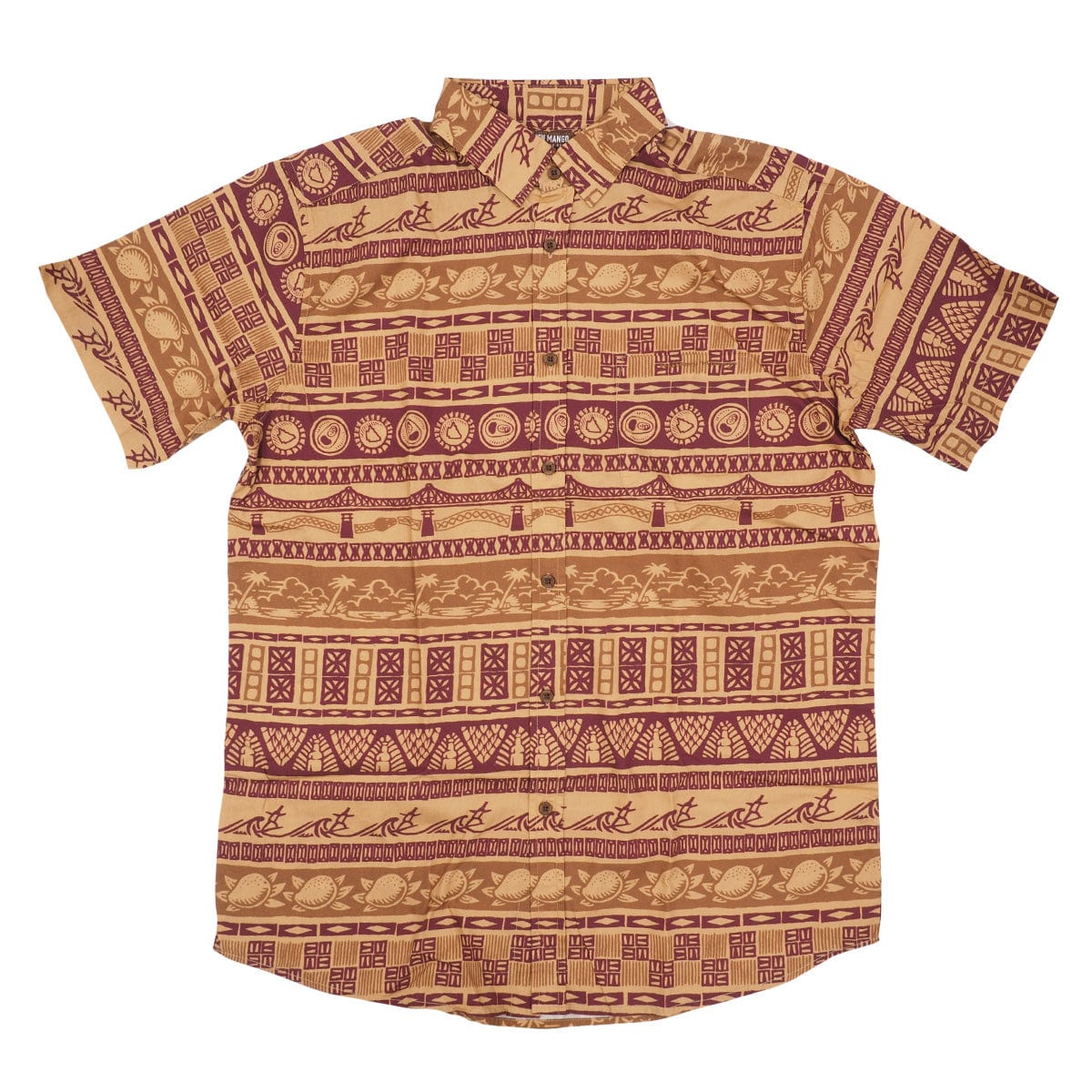 Milton Mango Tribe Button-Up T-Shirts Milton Mango