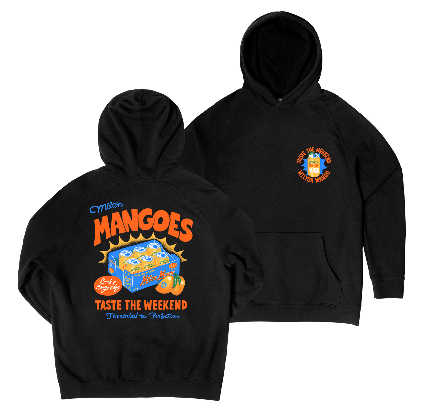 Milton Produce Hoodie Black Hoodie Milton Mango