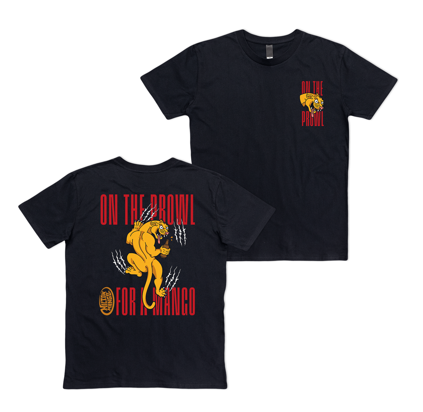 On The Prowl Tee Black T-Shirts Milton Mango