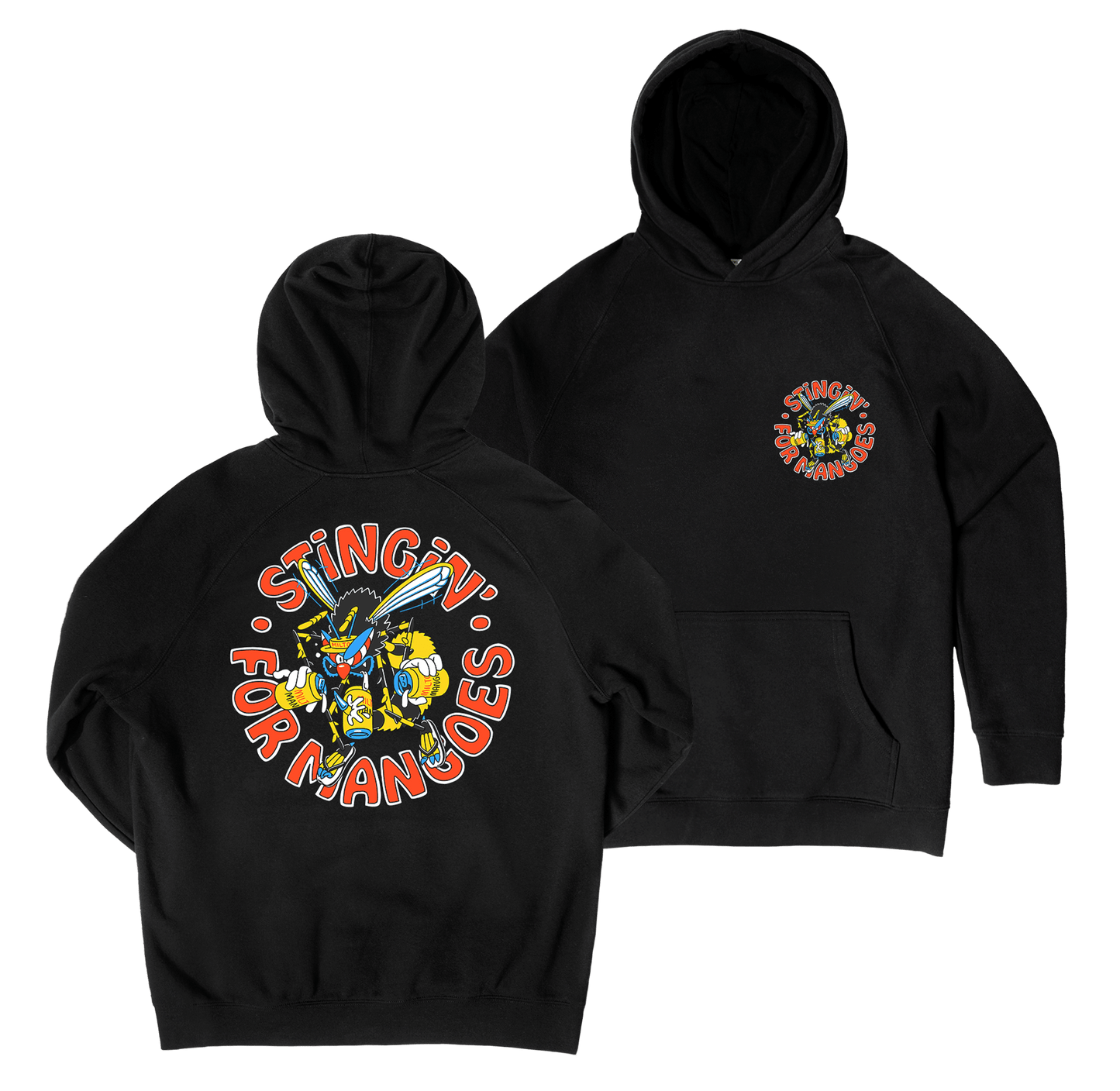 Stingin' 5 Hoodie Black Hoodie Milton Mango