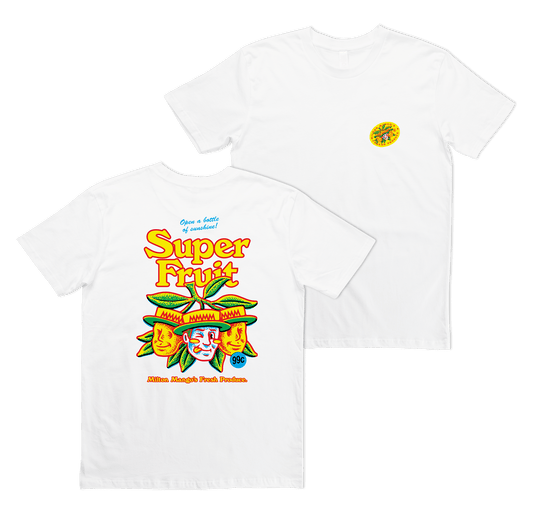 Super Fruit Tee White T-Shirts Milton Mango