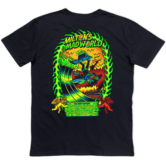 The Fruit-Bat Tee Black T-Shirts Milton Mango